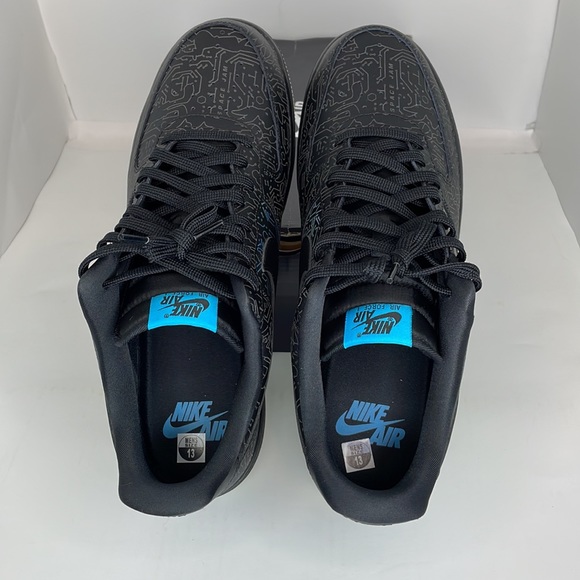 🔥🔥🔥 Nike Air Force 1 'Space Jam Computer Chip' Sneakers DH5354 001 Mens 13🔥 - Picture 6 of 9